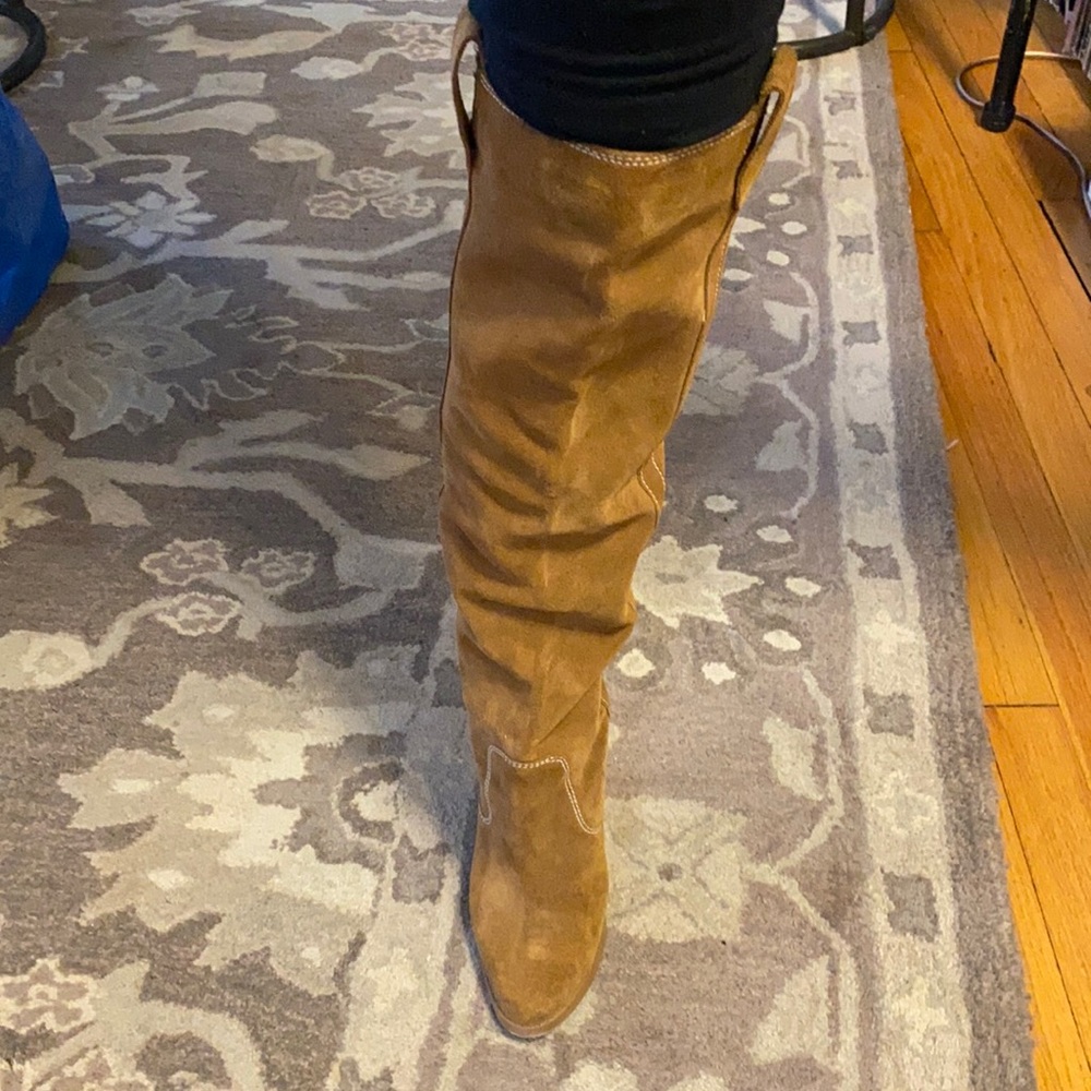 Victoria vintage Colin Stuart suede over knee boot